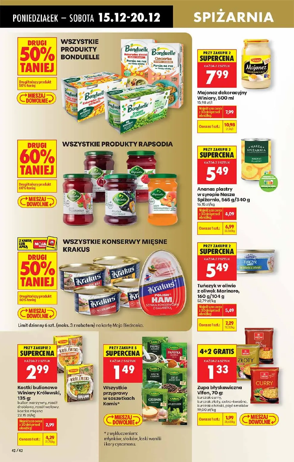 gazetka promocyjna Biedronka Lada tradycyjna. Od poniedziałku  - Strona 42