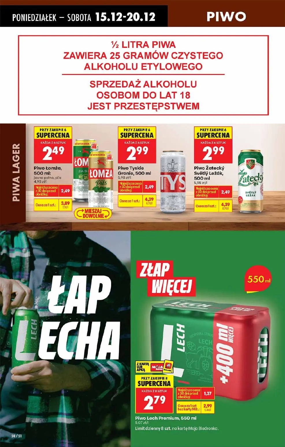 gazetka promocyjna Biedronka Lada tradycyjna. Od poniedziałku  - Strona 50