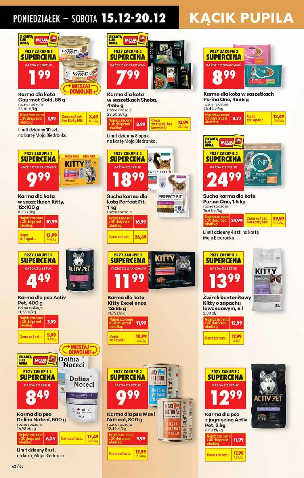 gazetka promocyjna Biedronka Od poniedziałku  - Strona 62