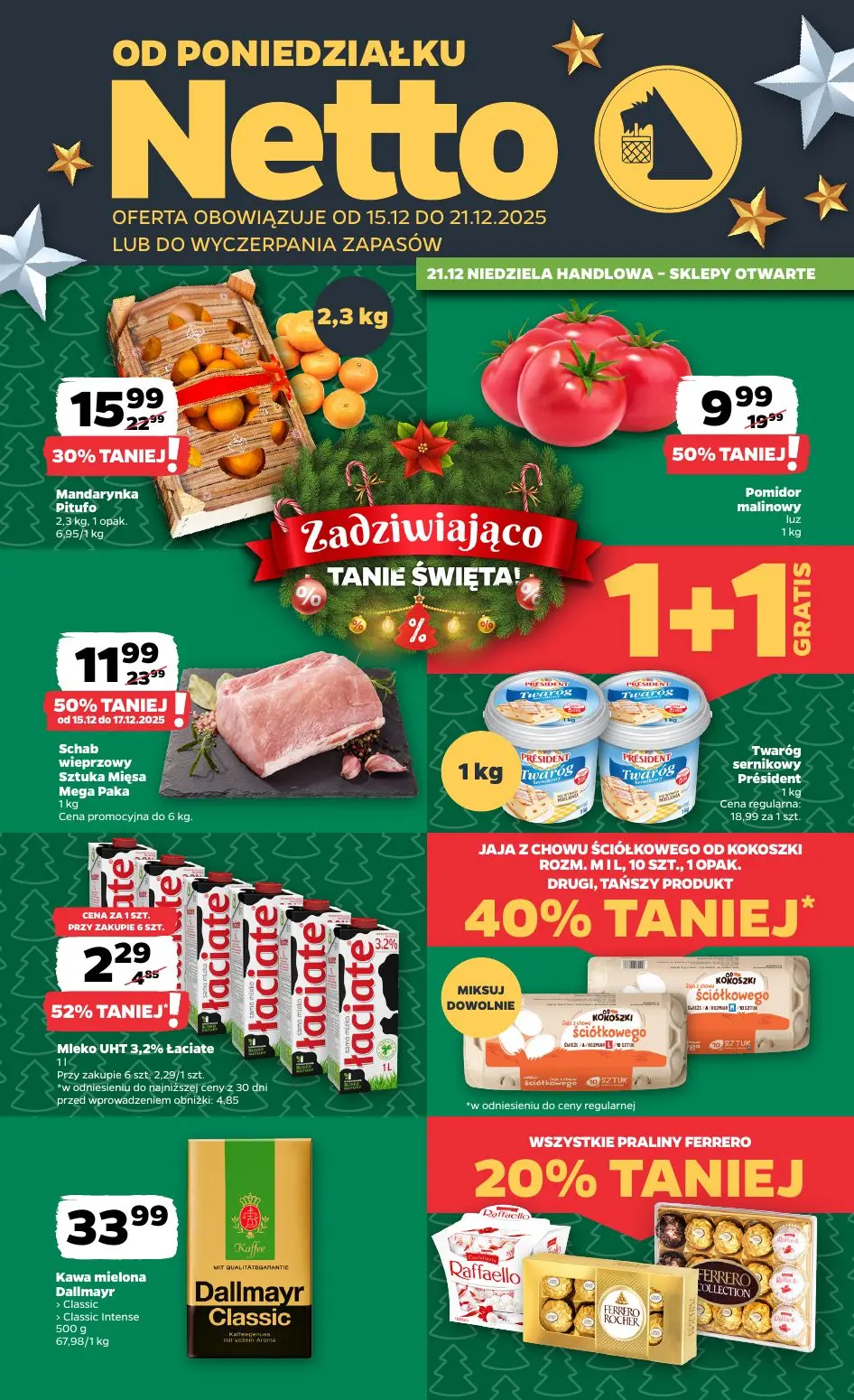 gazetka promocyjna NETTO Zadziwiająco tanie Święta - Strona 1