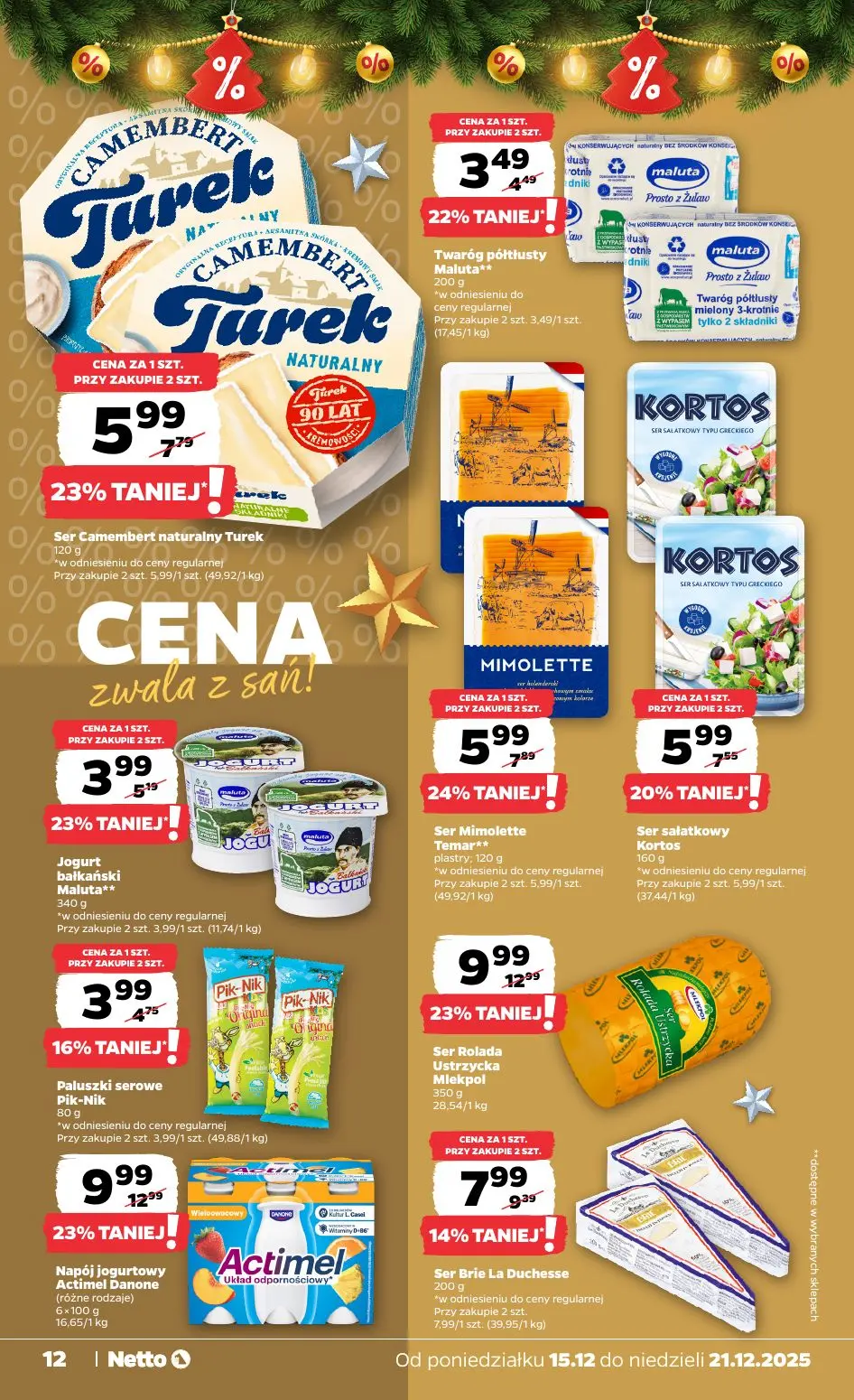 gazetka promocyjna NETTO Zadziwiająco tanie Święta - Strona 12