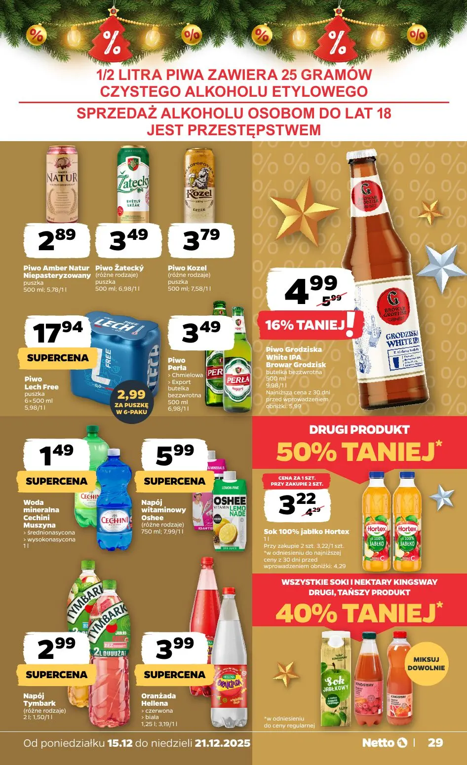 gazetka promocyjna NETTO Zadziwiająco tanie Święta - Strona 29