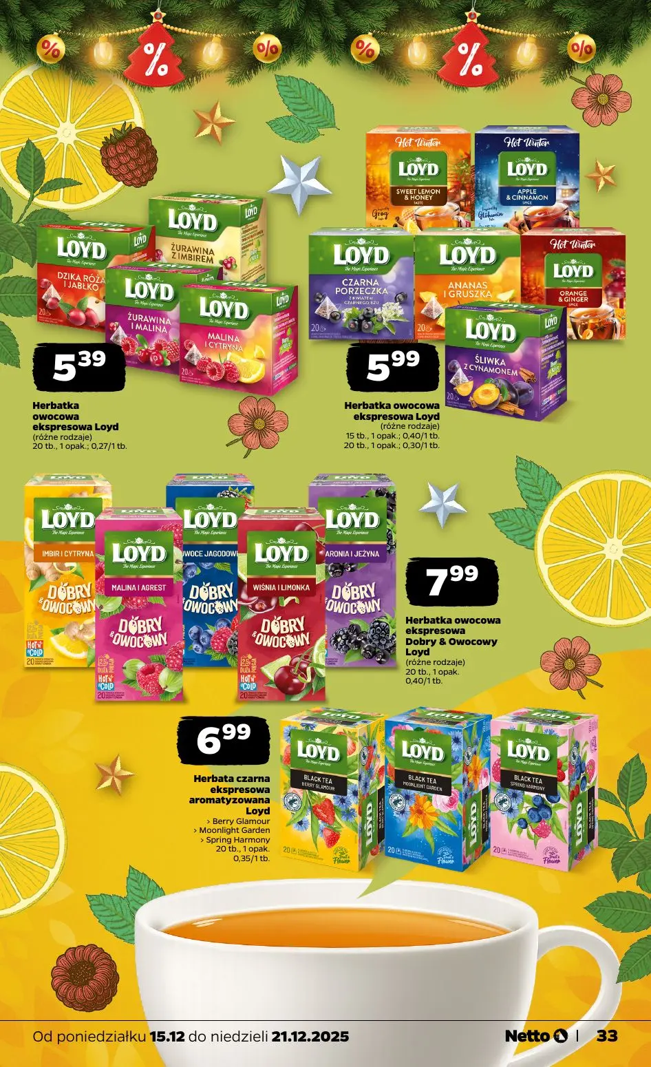 gazetka promocyjna NETTO Zadziwiająco tanie Święta - Strona 33