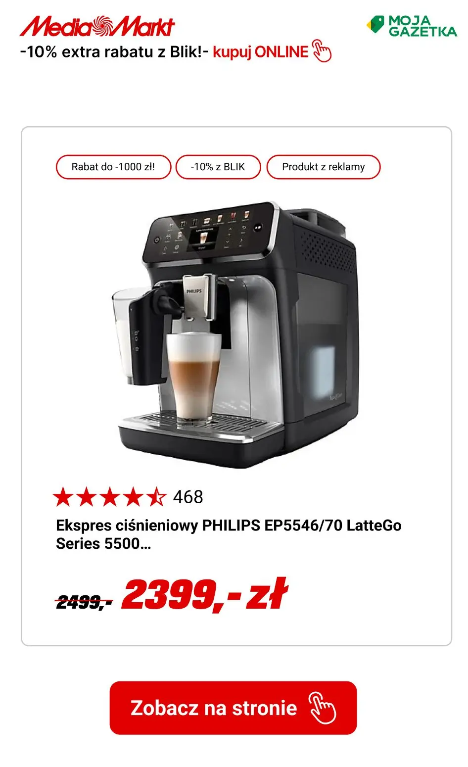 gazetka promocyjna Media Markt Extra -10% przy zakupie 2 produktów z małego AGD i odkurzaczy z płatnością BLIK - Strona 3