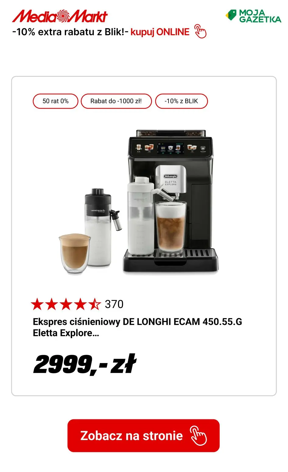 gazetka promocyjna Media Markt Extra -10% przy zakupie 2 produktów z małego AGD i odkurzaczy z płatnością BLIK - Strona 4