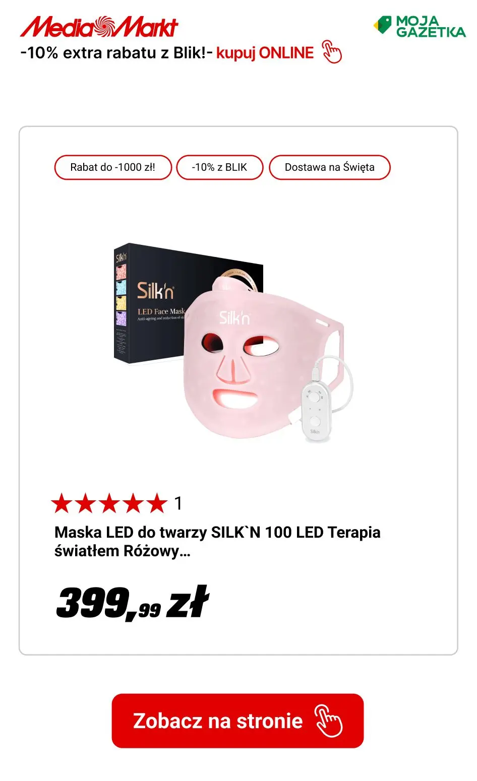 gazetka promocyjna Media Markt Extra -10% przy zakupie 2 produktów z małego AGD i odkurzaczy z płatnością BLIK - Strona 7