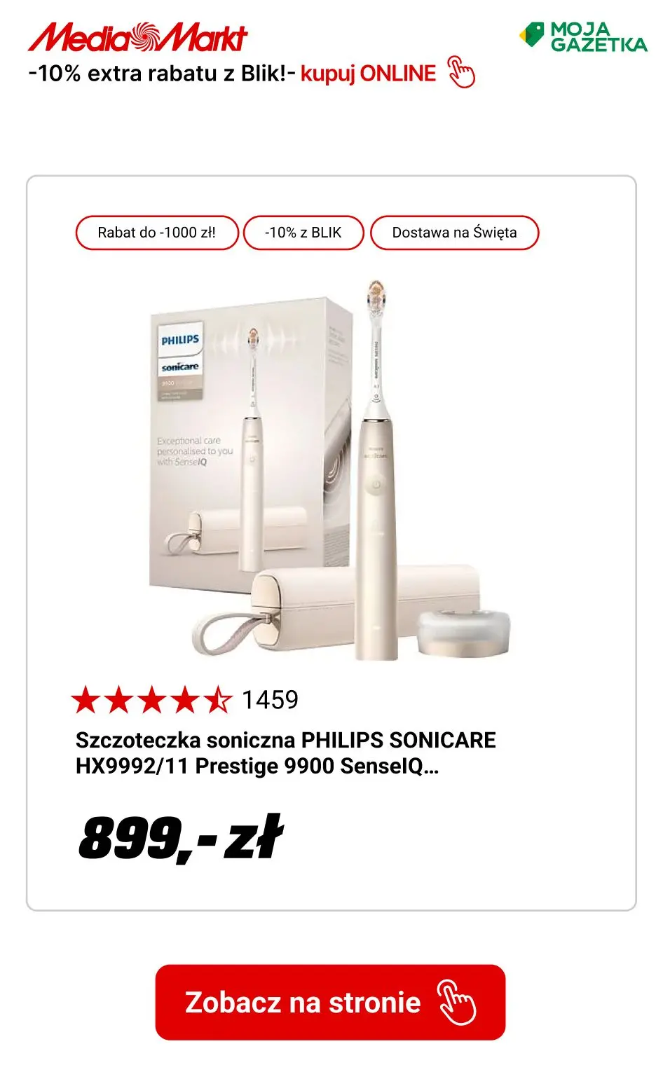 gazetka promocyjna Media Markt Extra -10% przy zakupie 2 produktów z małego AGD i odkurzaczy z płatnością BLIK - Strona 14