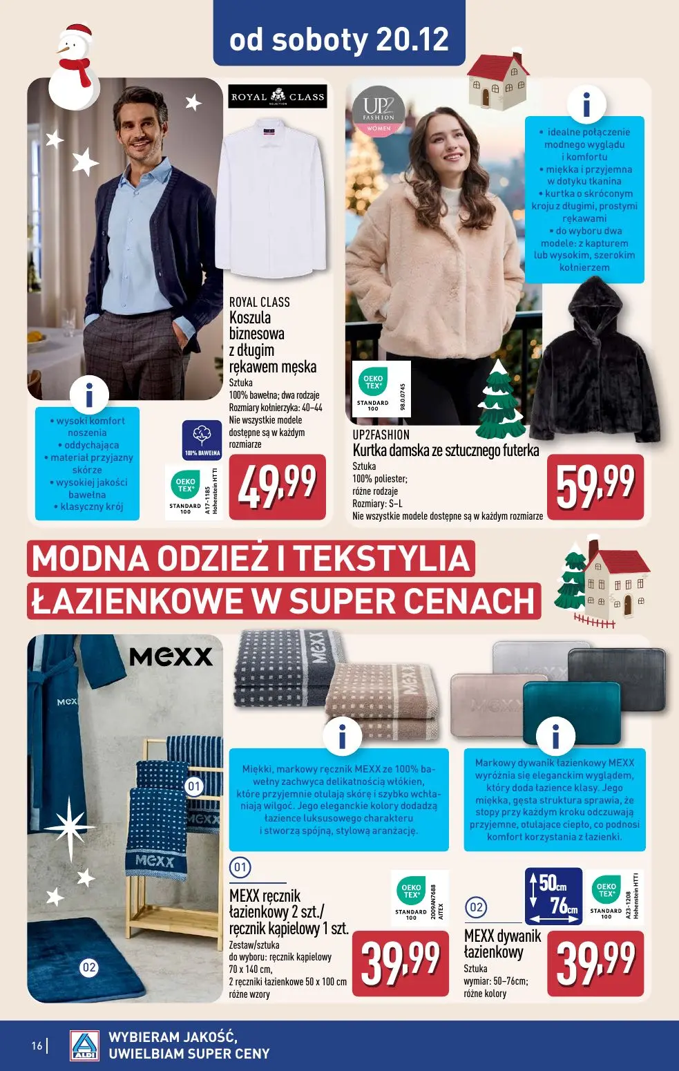 gazetka promocyjna ALDI Komfort i jakość w super cenach - Strona 16
