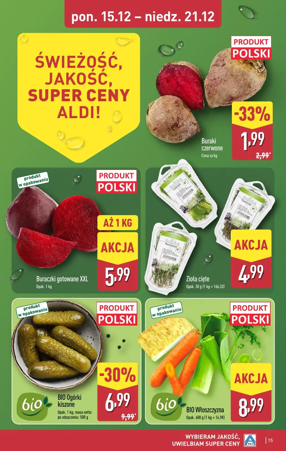 gazetka promocyjna ALDI WEEKEND już od czwartku! - Strona 15