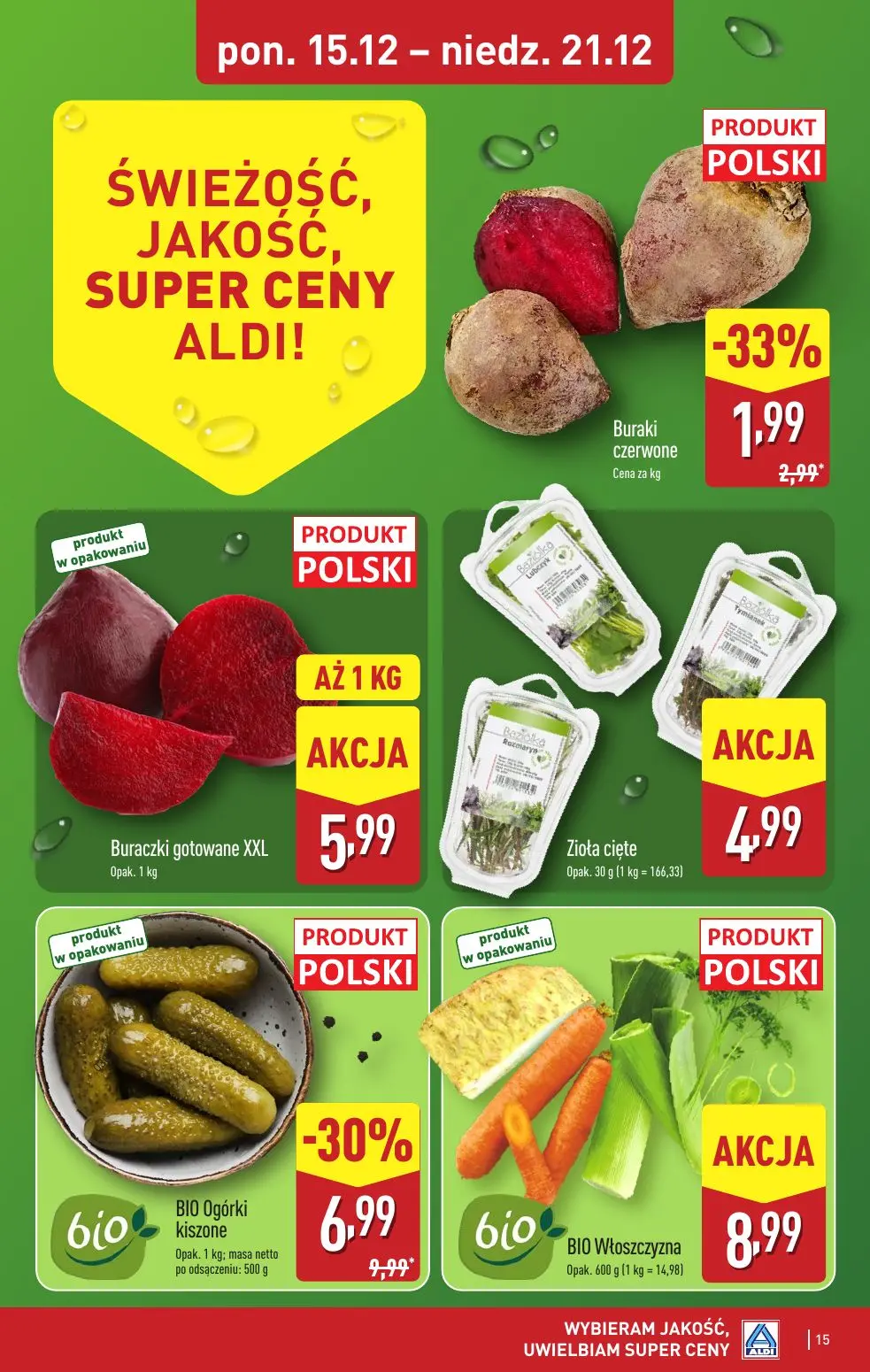 gazetka promocyjna ALDI WEEKEND już od czwartku! - Strona 15
