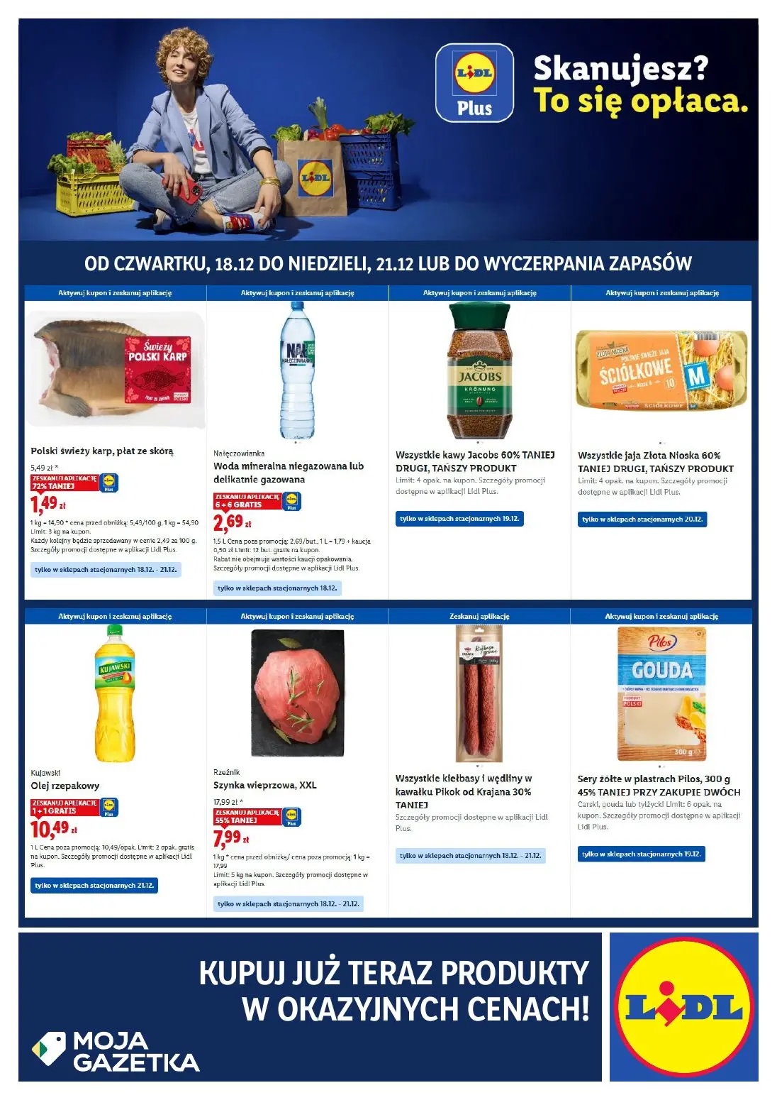 gazetka promocyjna LIDL Lidl plus. Skanujesz - To się opłaca - Strona 1