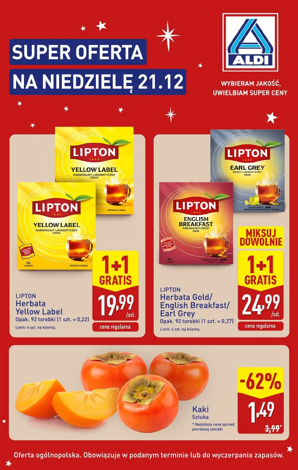 gazetka promocyjna ALDI Super oferta na niedzielę - Strona 1