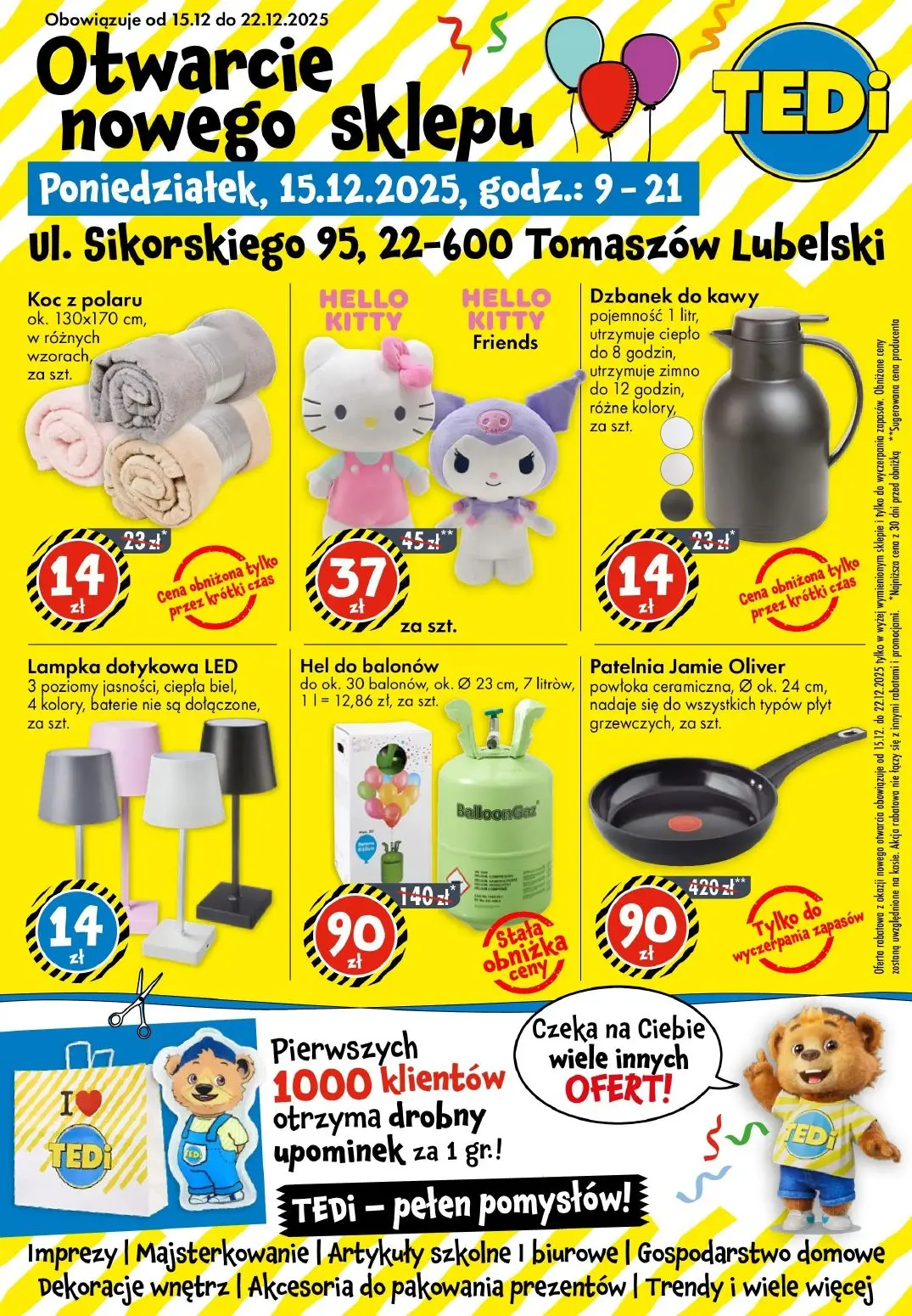 gazetka promocyjna TEDi Tomaszów Lubelski - Strona 1