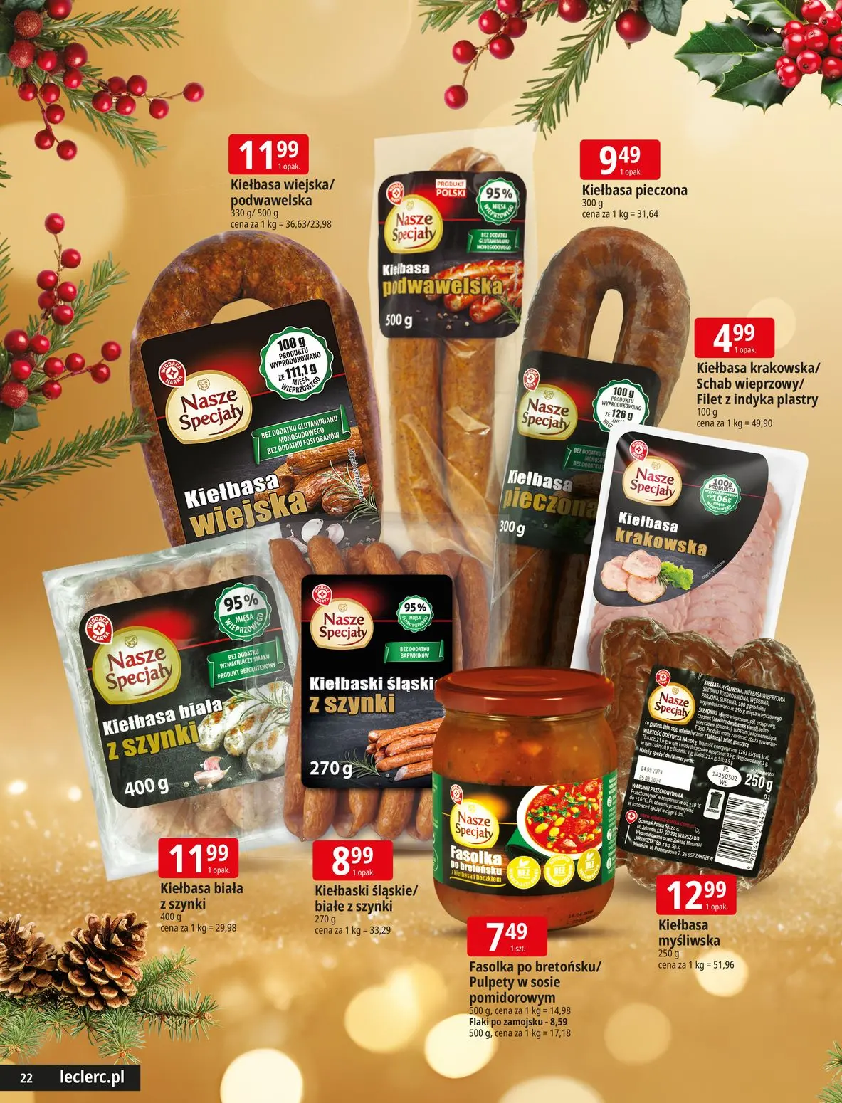 gazetka promocyjna E.Leclerc Świąteczne promocje - Strona 22