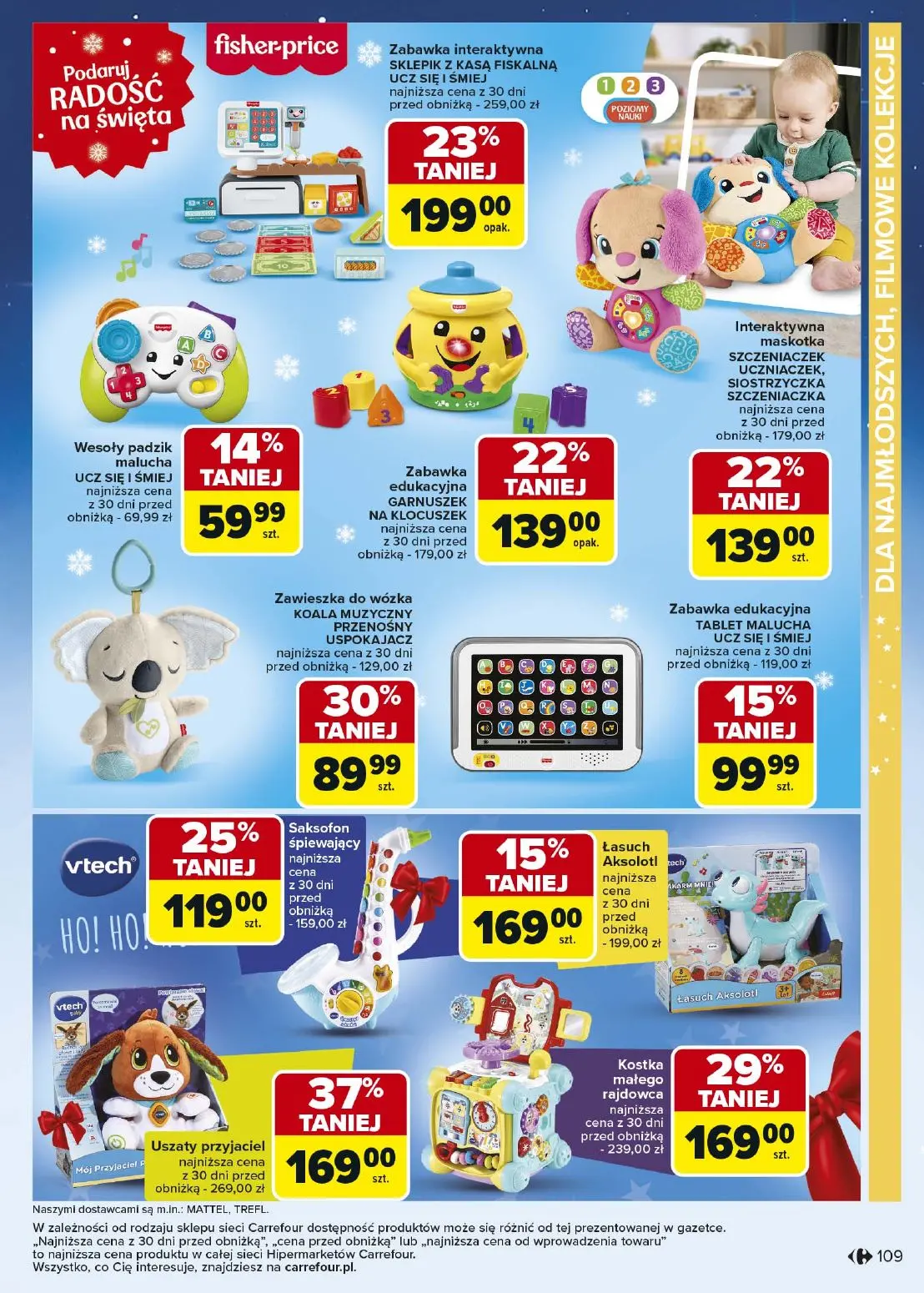 gazetka promocyjna Carrefour Święta spełnionych marzeń - Strona 109