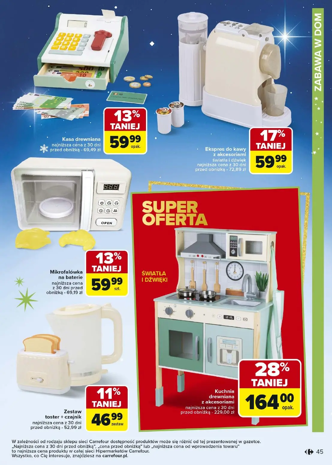 gazetka promocyjna Carrefour Święta spełnionych marzeń - Strona 45