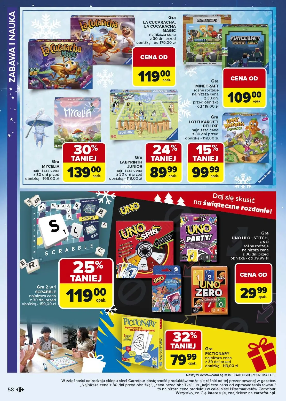 gazetka promocyjna Carrefour Święta spełnionych marzeń - Strona 58