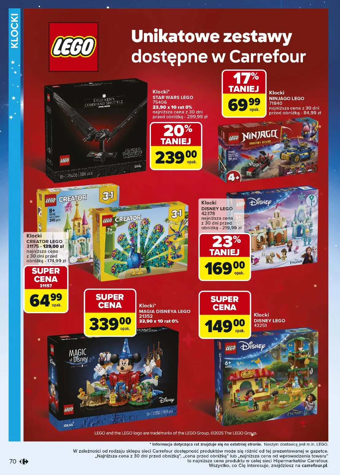gazetka promocyjna Carrefour Święta spełnionych marzeń - Strona 70