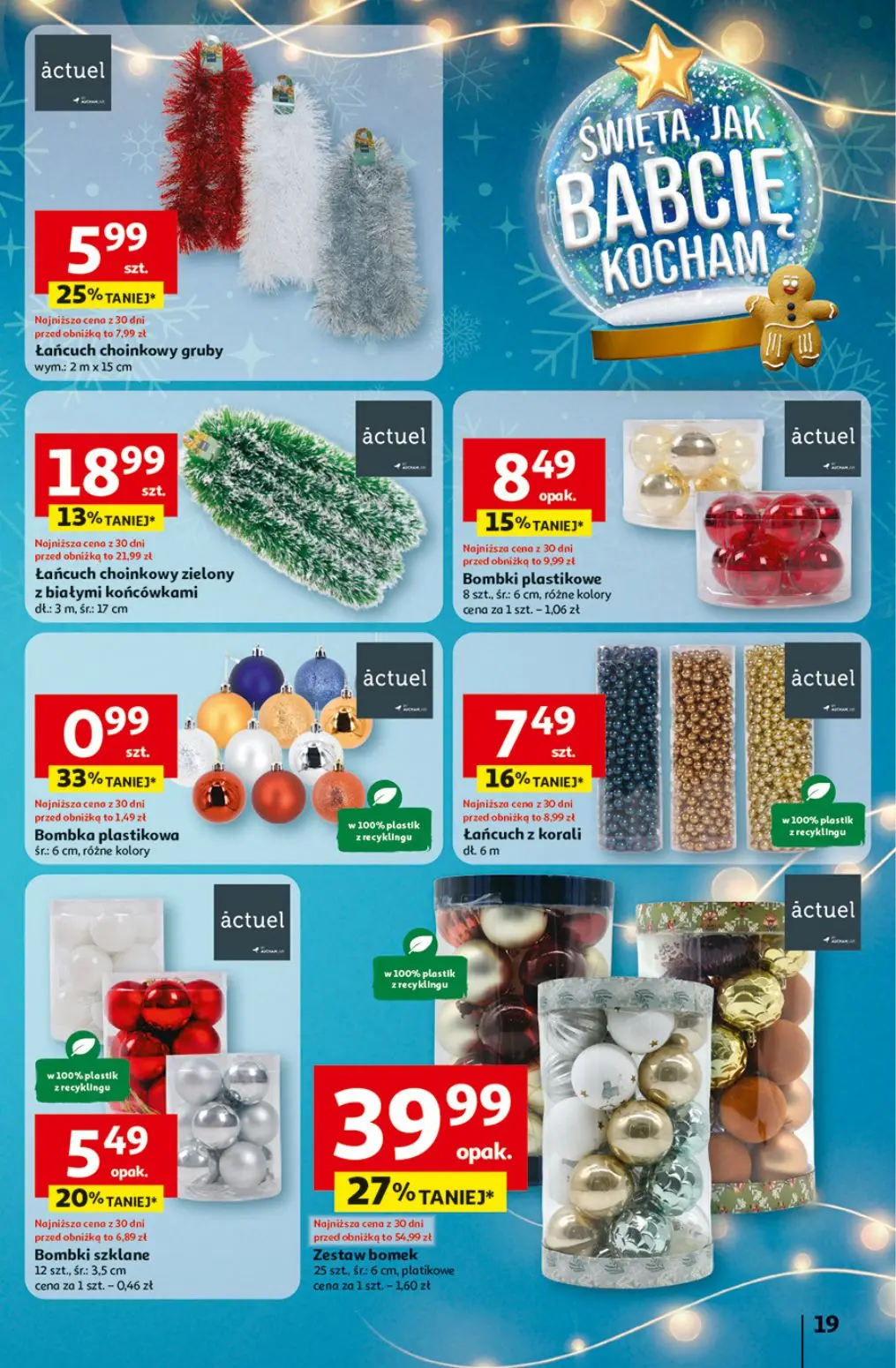 gazetka promocyjna Auchan Święta, jak Babcię kocham - Strona 19