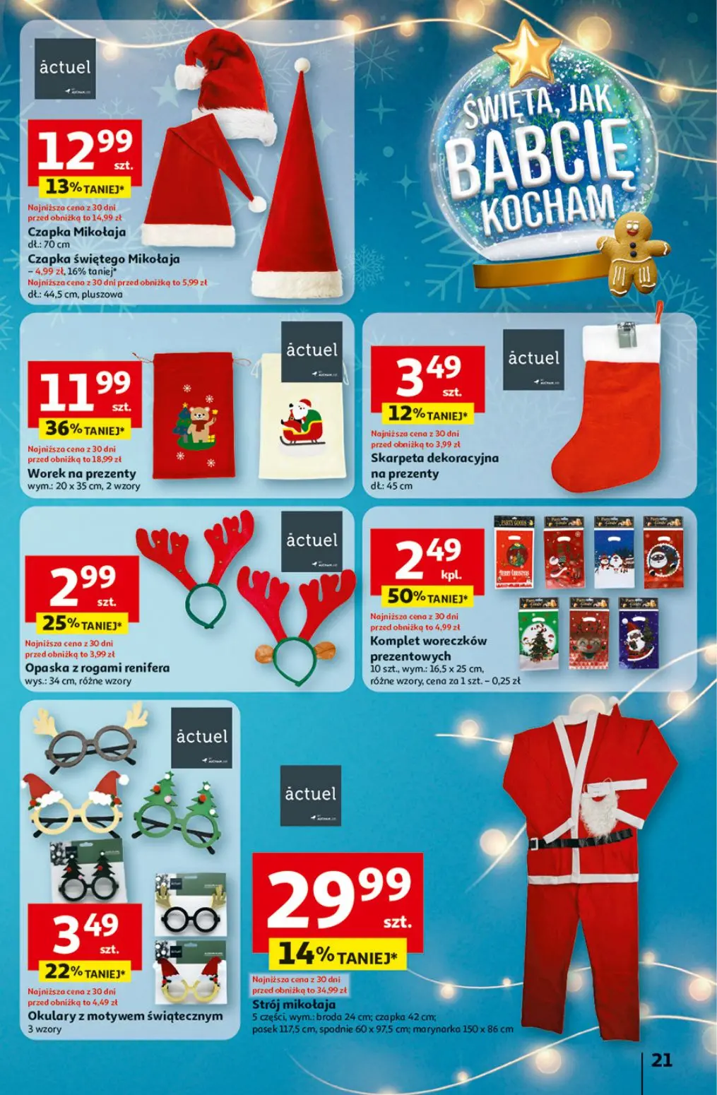 gazetka promocyjna Auchan Święta, jak Babcię kocham - Strona 21