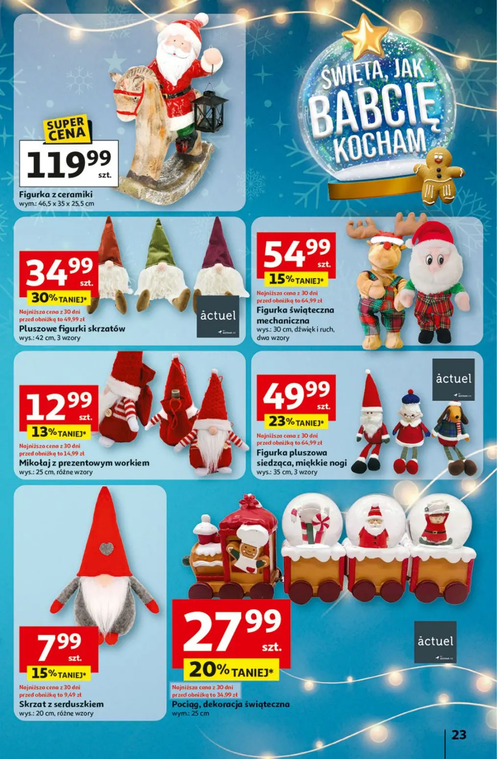 gazetka promocyjna Auchan Święta, jak Babcię kocham - Strona 23