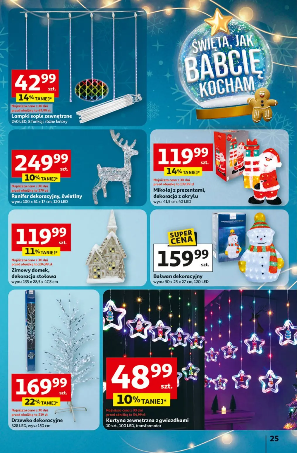 gazetka promocyjna Auchan Święta, jak Babcię kocham - Strona 25