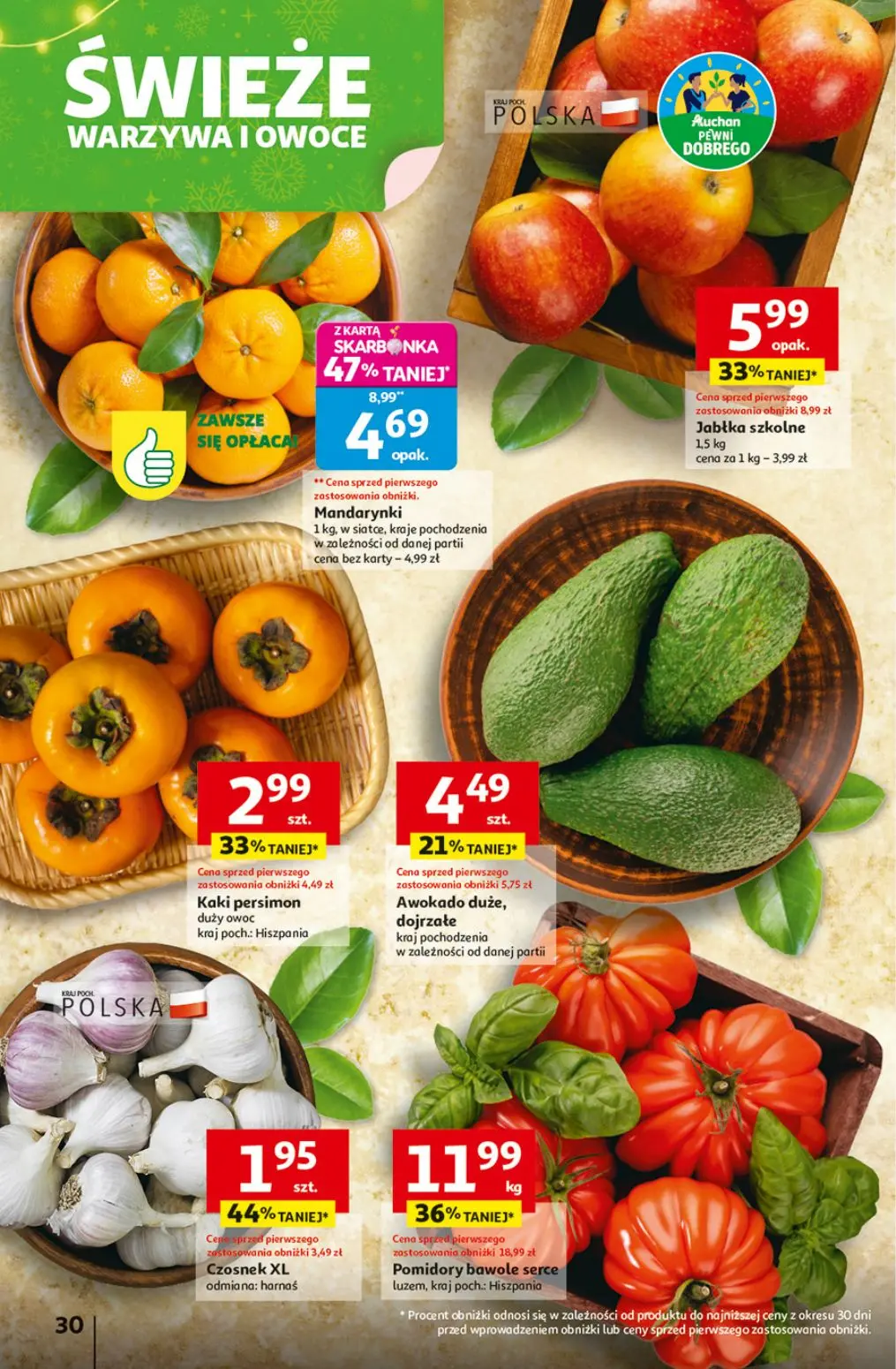 gazetka promocyjna Auchan Święta, jak Babcię kocham - Strona 30