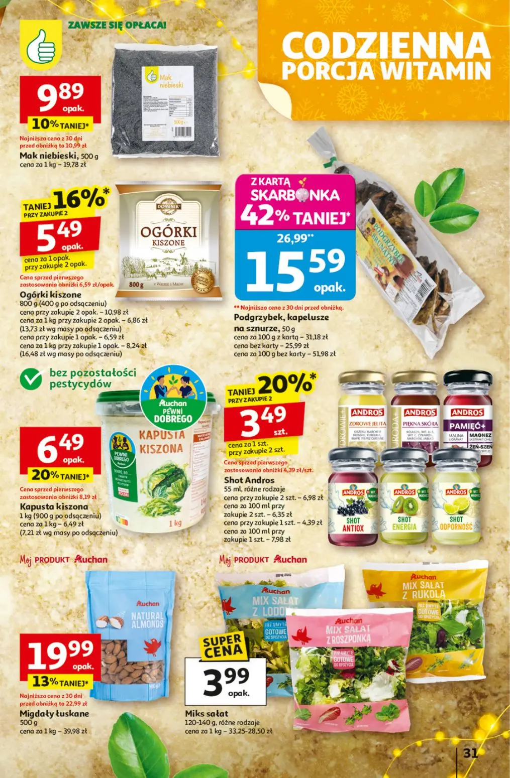 gazetka promocyjna Auchan Święta, jak Babcię kocham - Strona 31