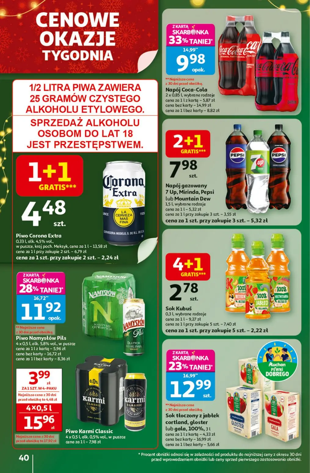 gazetka promocyjna Auchan Święta, jak Babcię kocham - Strona 40