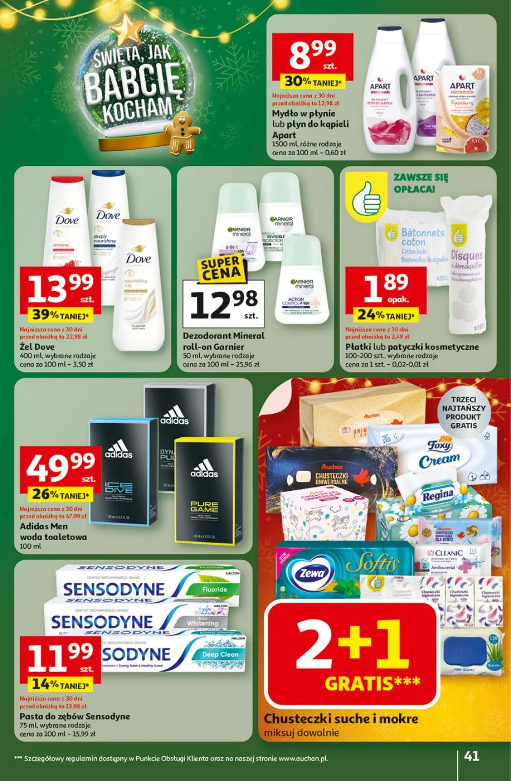 gazetka promocyjna Auchan Święta, jak Babcię kocham - Strona 41
