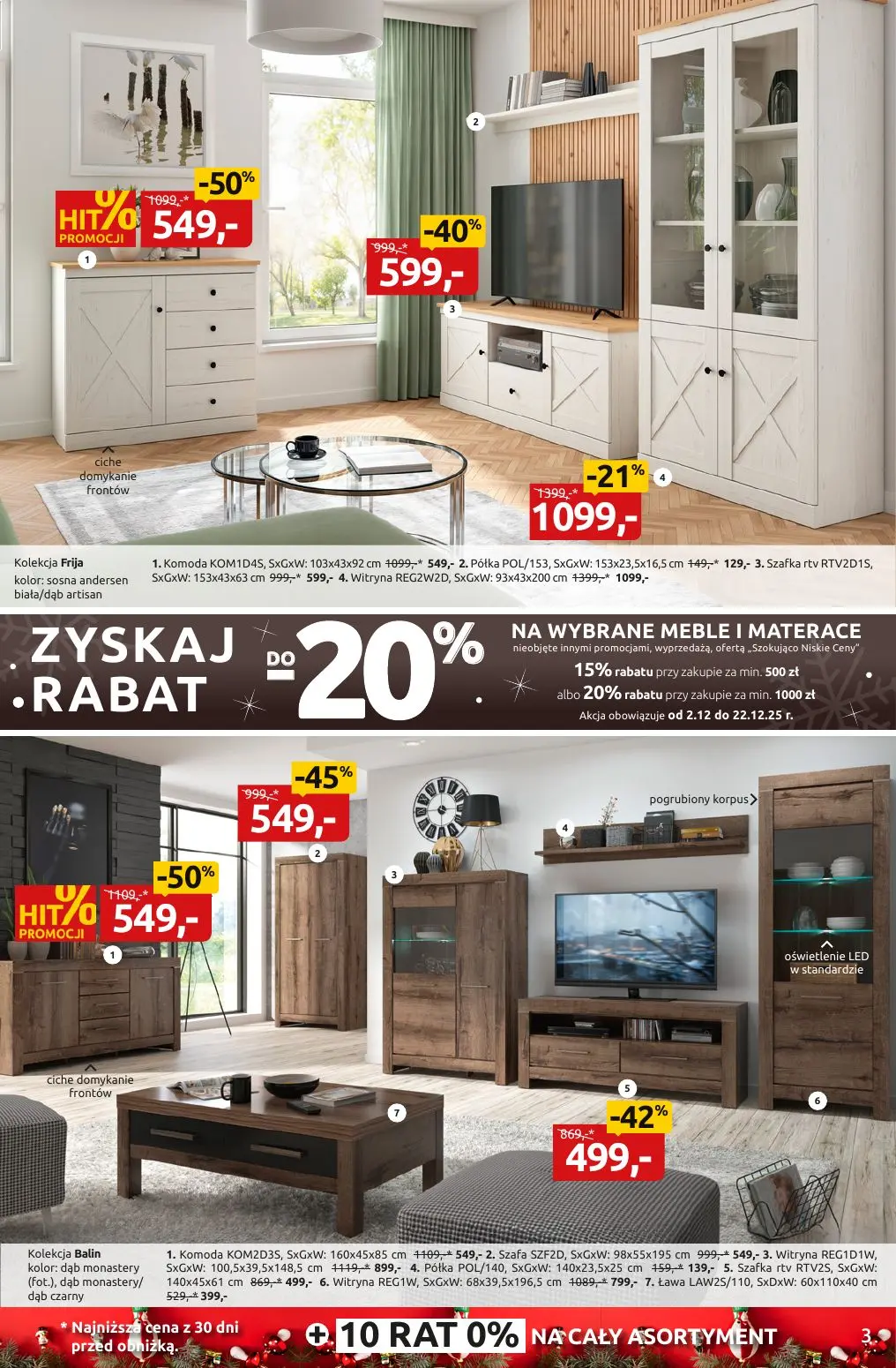 gazetka promocyjna Black Red White Magia Świątecznych Okazji do -50% - Strona 3
