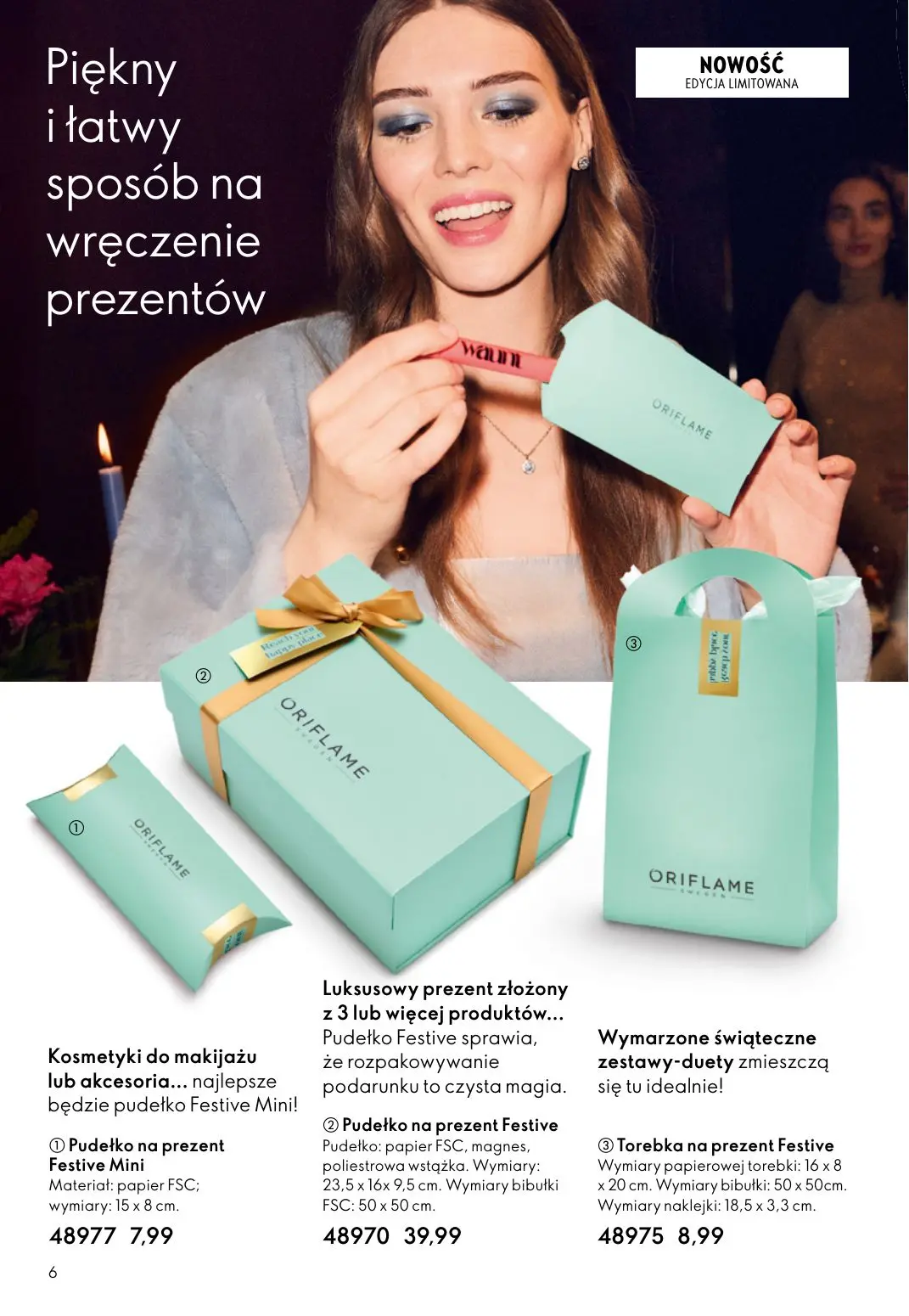 gazetka promocyjna ORIFLAME WIELKA MOC ŚWIĄTECZNEJ MAGII - Strona 6