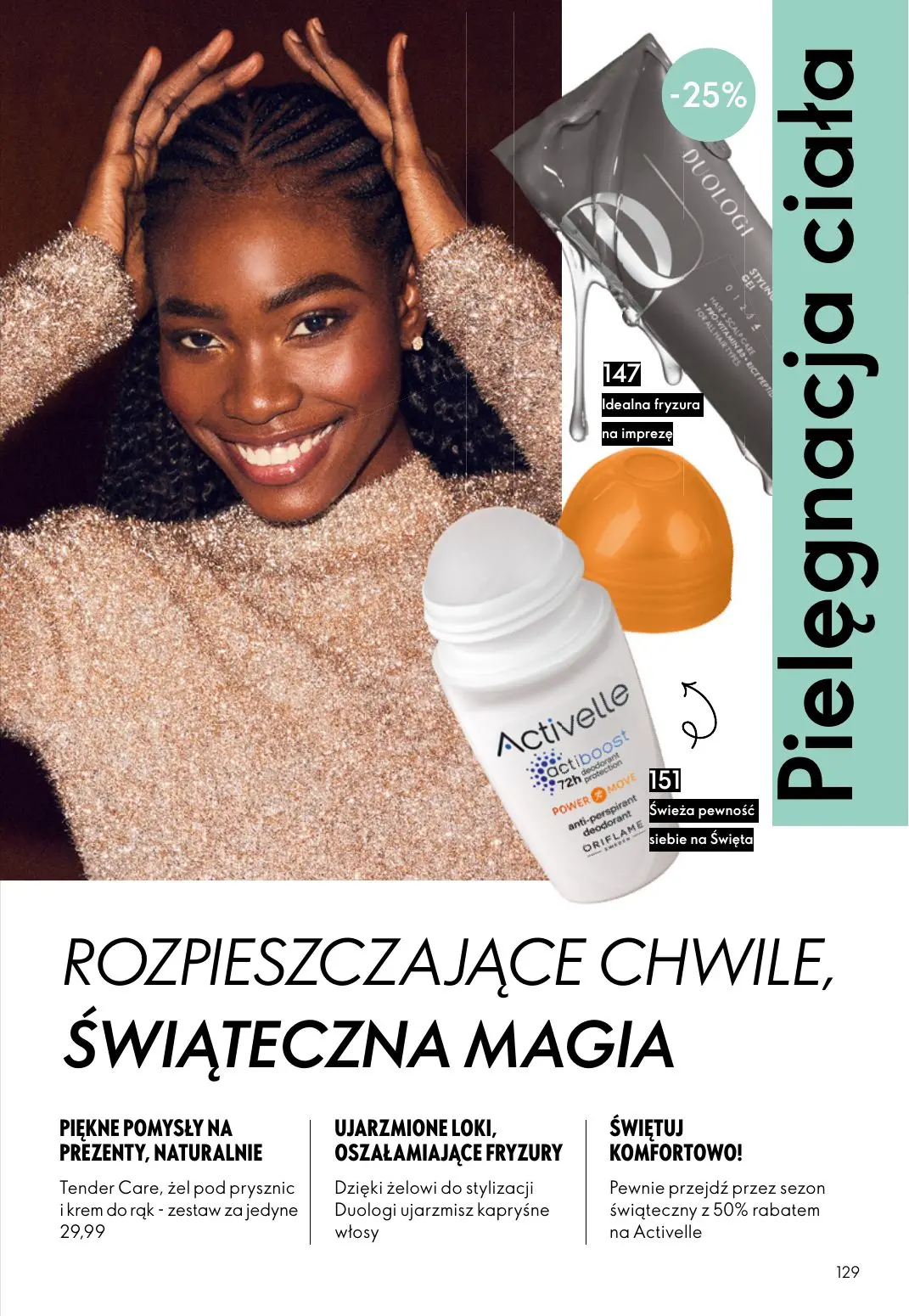 gazetka promocyjna ORIFLAME WIELKA MOC ŚWIĄTECZNEJ MAGII - Strona 129