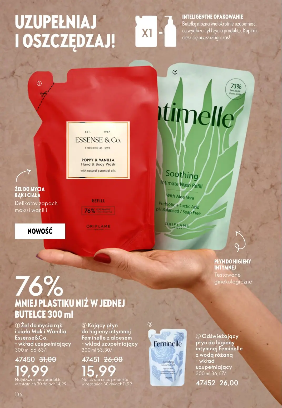 gazetka promocyjna ORIFLAME WIELKA MOC ŚWIĄTECZNEJ MAGII - Strona 136