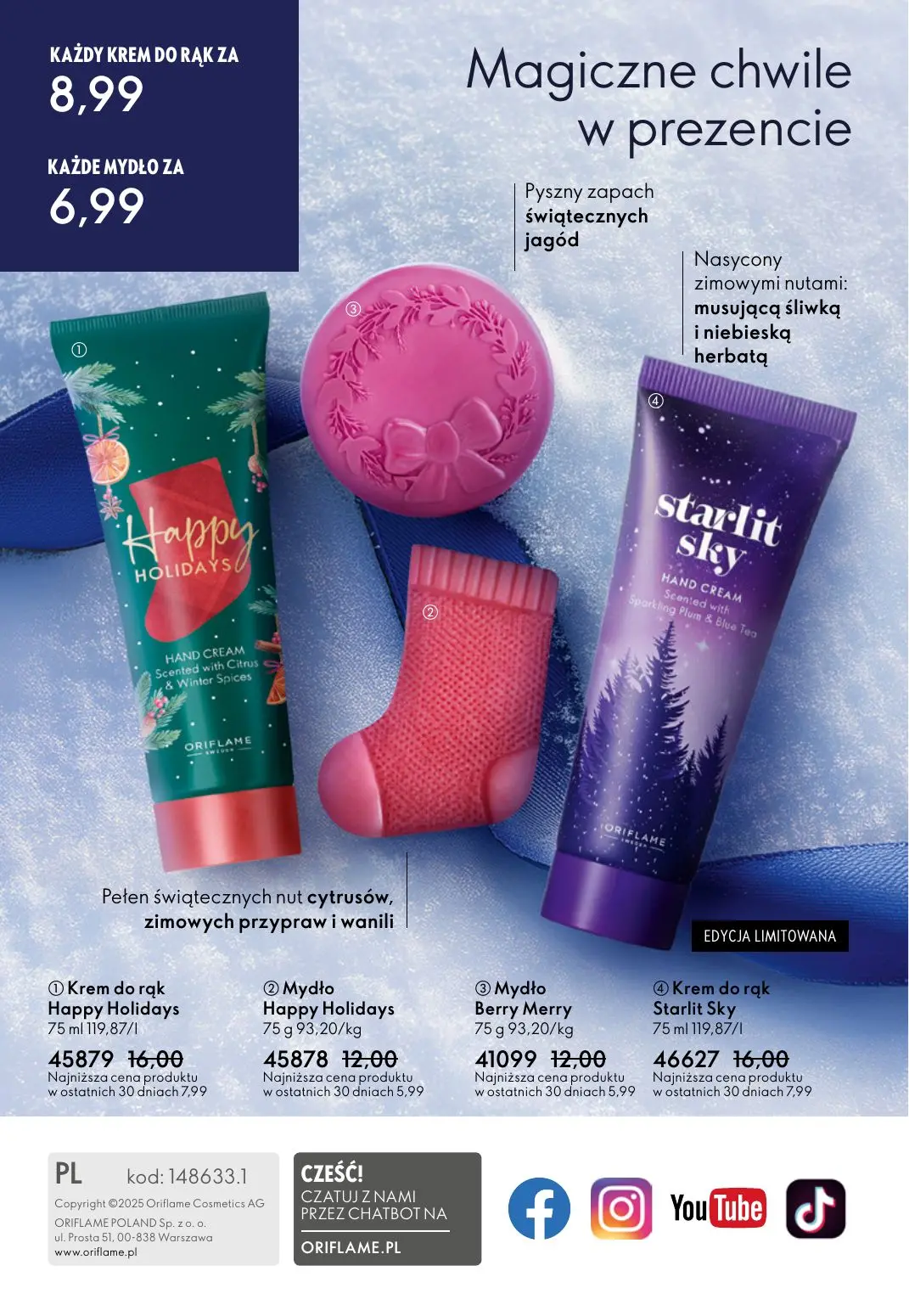 gazetka promocyjna ORIFLAME WIELKA MOC ŚWIĄTECZNEJ MAGII - Strona 164