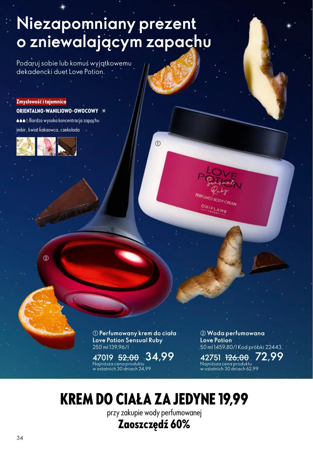 gazetka promocyjna ORIFLAME WIELKA MOC ŚWIĄTECZNEJ MAGII - Strona 34