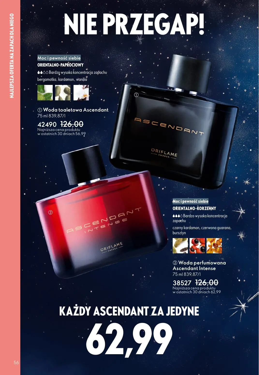 gazetka promocyjna ORIFLAME WIELKA MOC ŚWIĄTECZNEJ MAGII - Strona 56