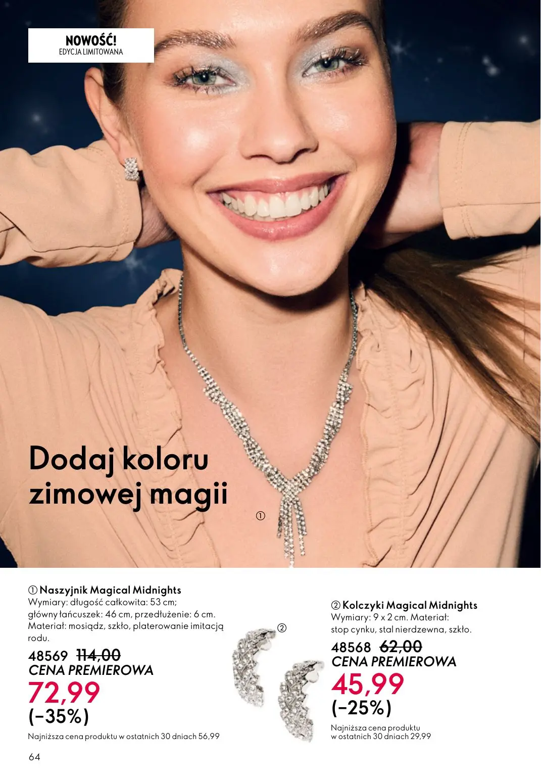 gazetka promocyjna ORIFLAME WIELKA MOC ŚWIĄTECZNEJ MAGII - Strona 64