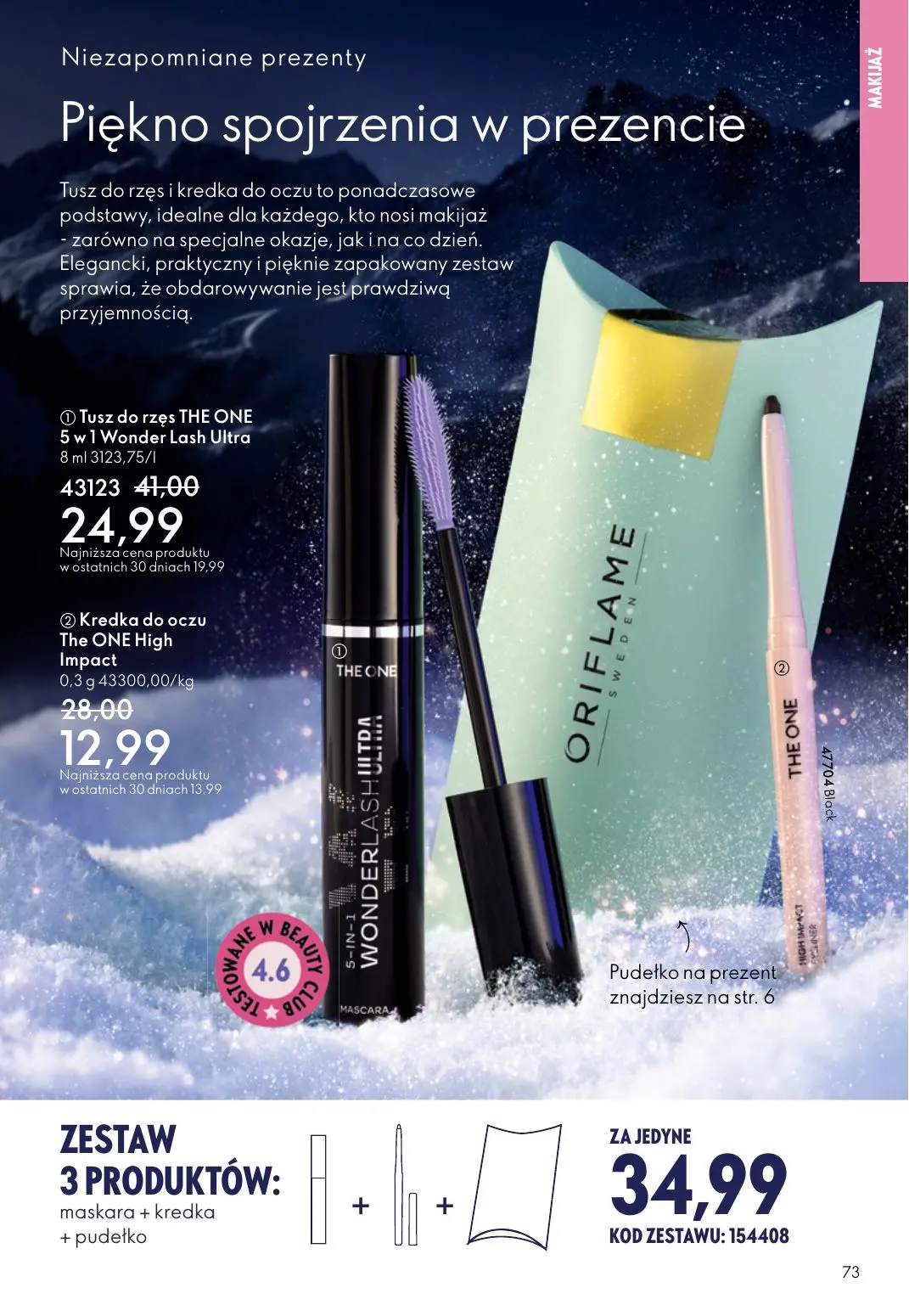 gazetka promocyjna ORIFLAME WIELKA MOC ŚWIĄTECZNEJ MAGII - Strona 73