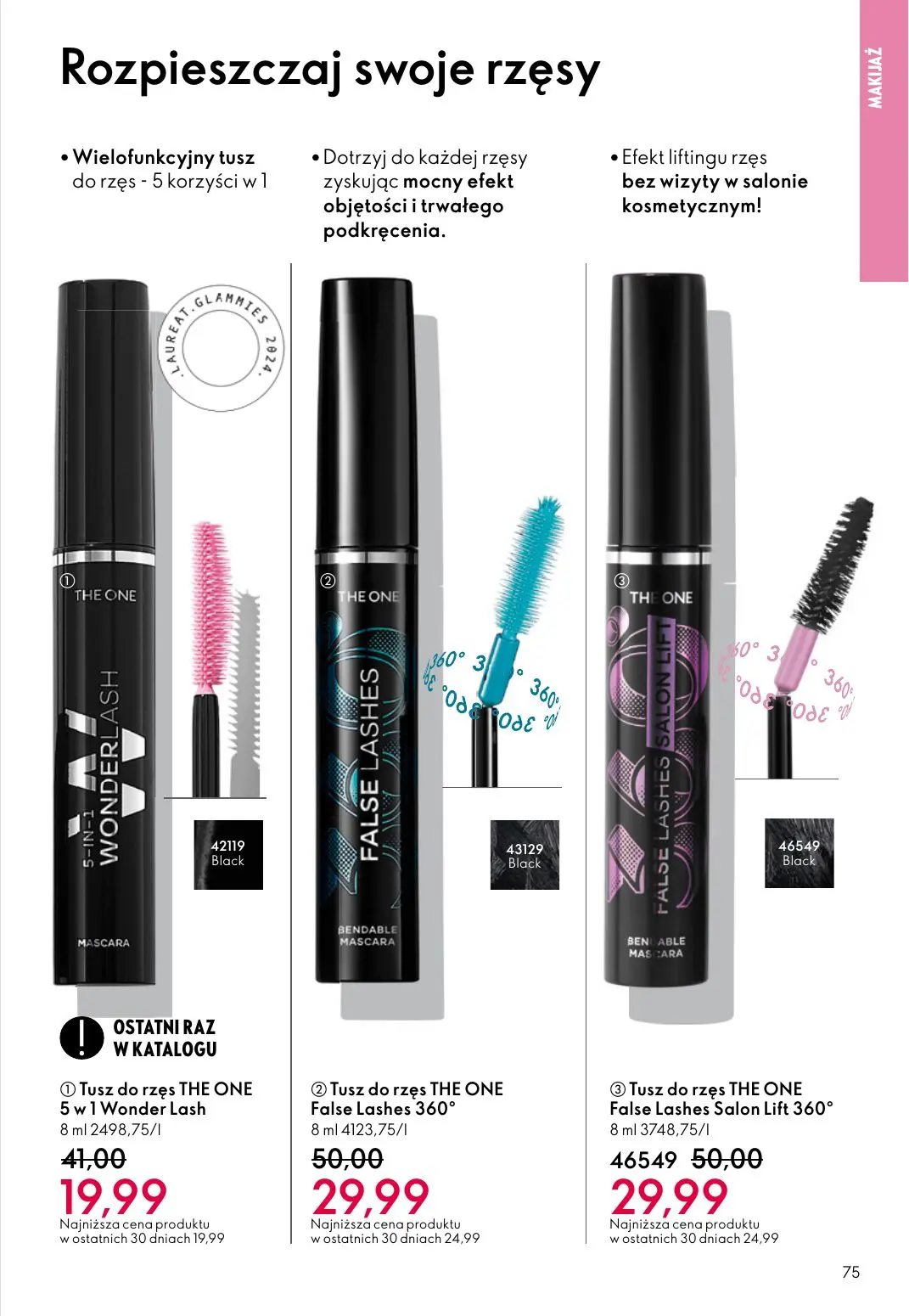 gazetka promocyjna ORIFLAME WIELKA MOC ŚWIĄTECZNEJ MAGII - Strona 75