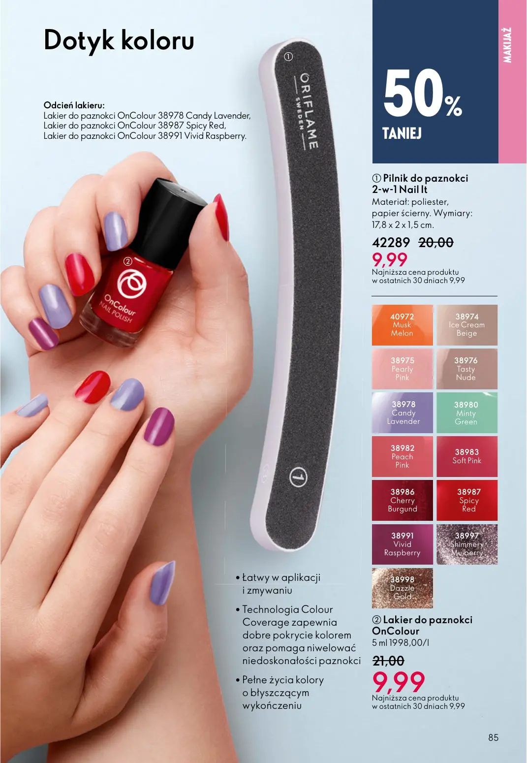 gazetka promocyjna ORIFLAME WIELKA MOC ŚWIĄTECZNEJ MAGII - Strona 85