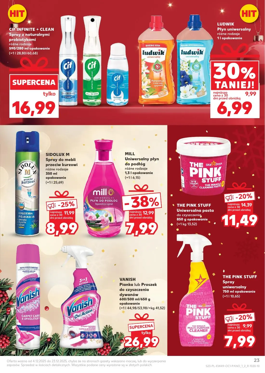 gazetka promocyjna Kaufland Świąteczna drogeria - Strona 23