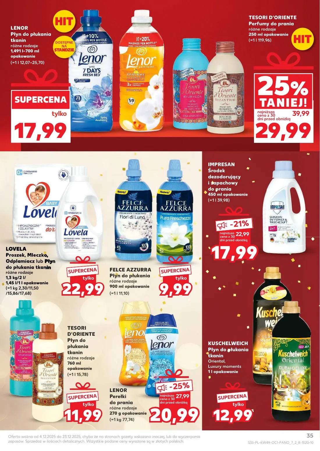 gazetka promocyjna Kaufland Świąteczna drogeria - Strona 35
