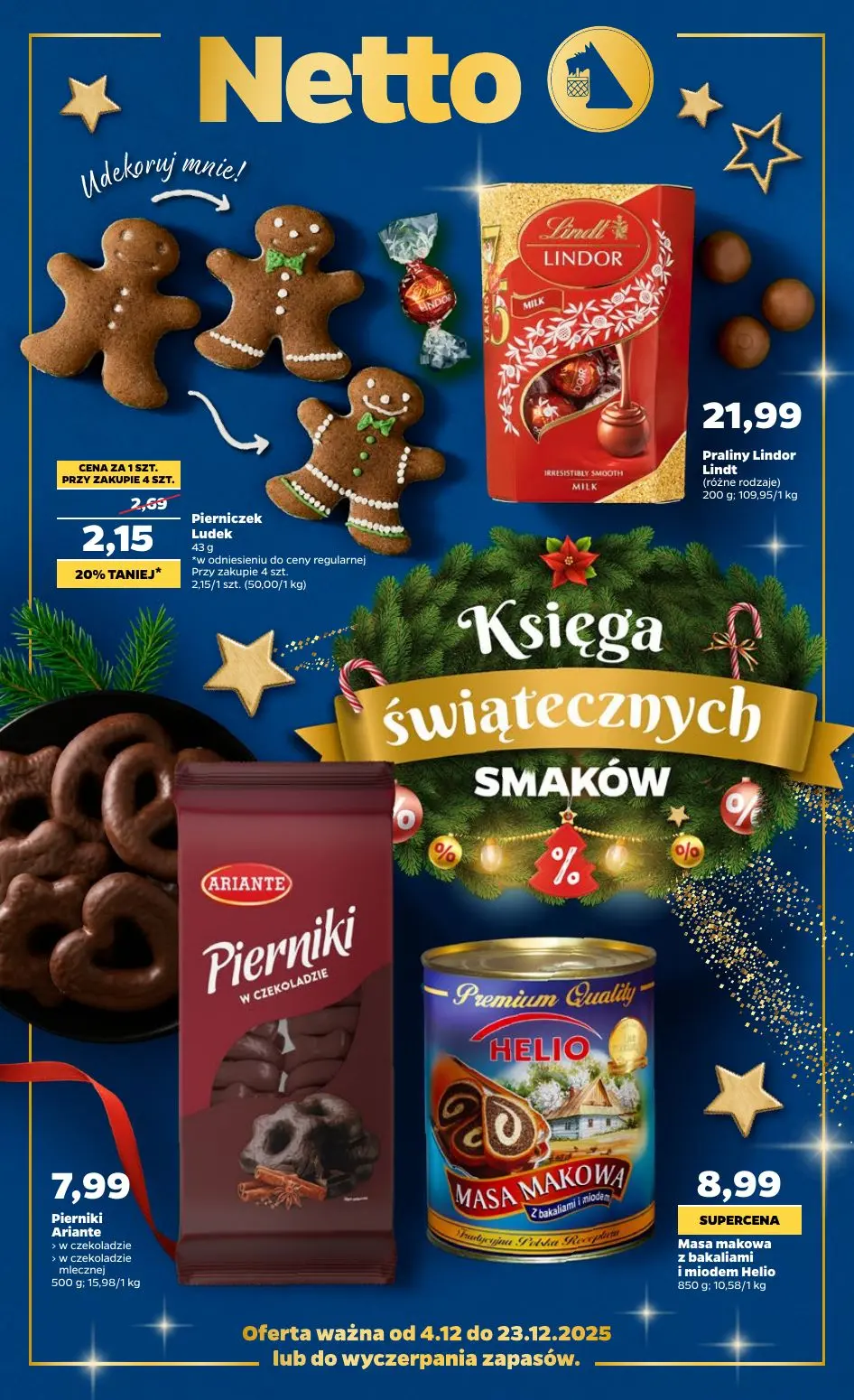 gazetka promocyjna NETTO Gazetka świąteczna Netto - Strona 1
