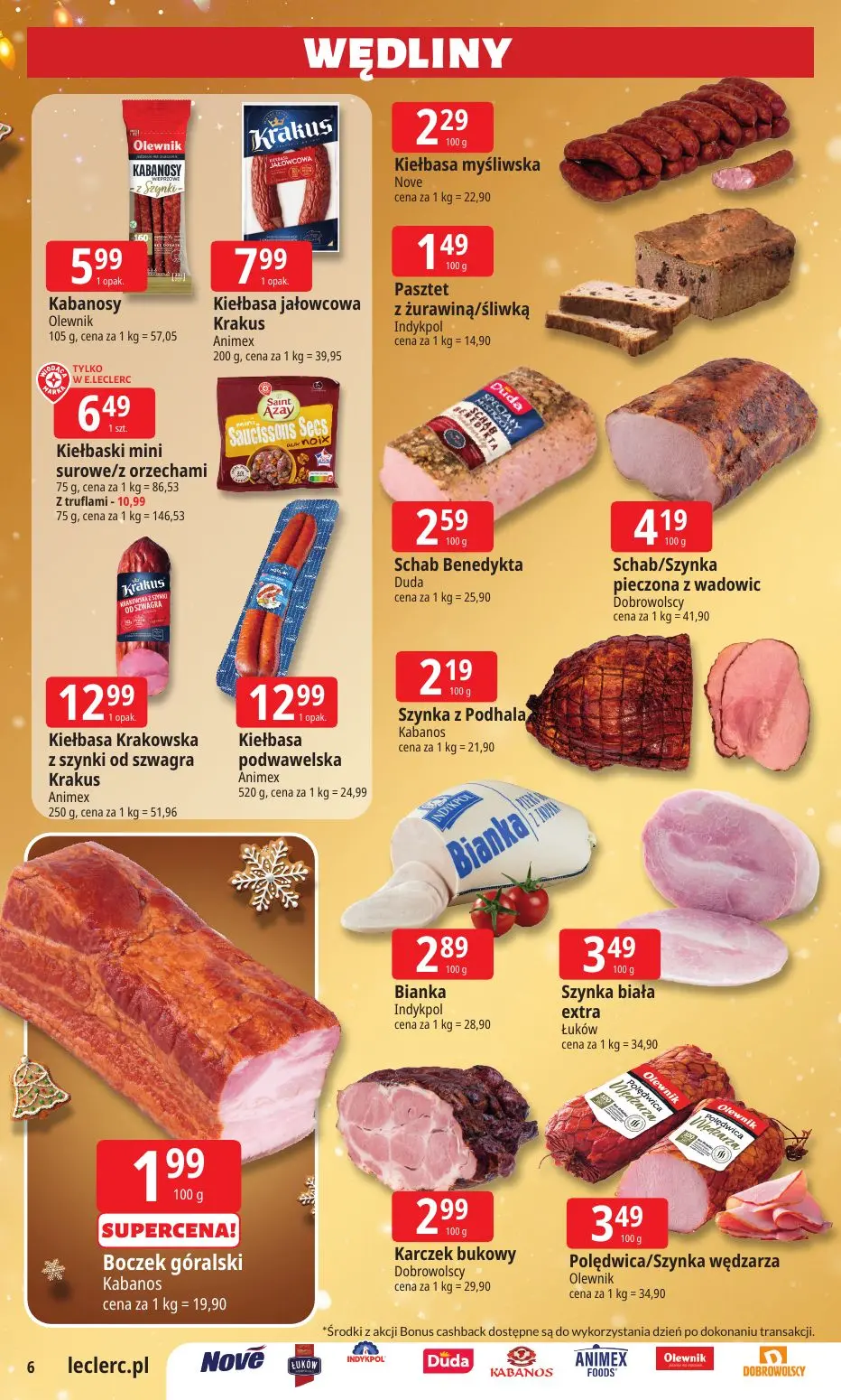 gazetka promocyjna E.Leclerc Święta w dobrej cenie - Strona 6