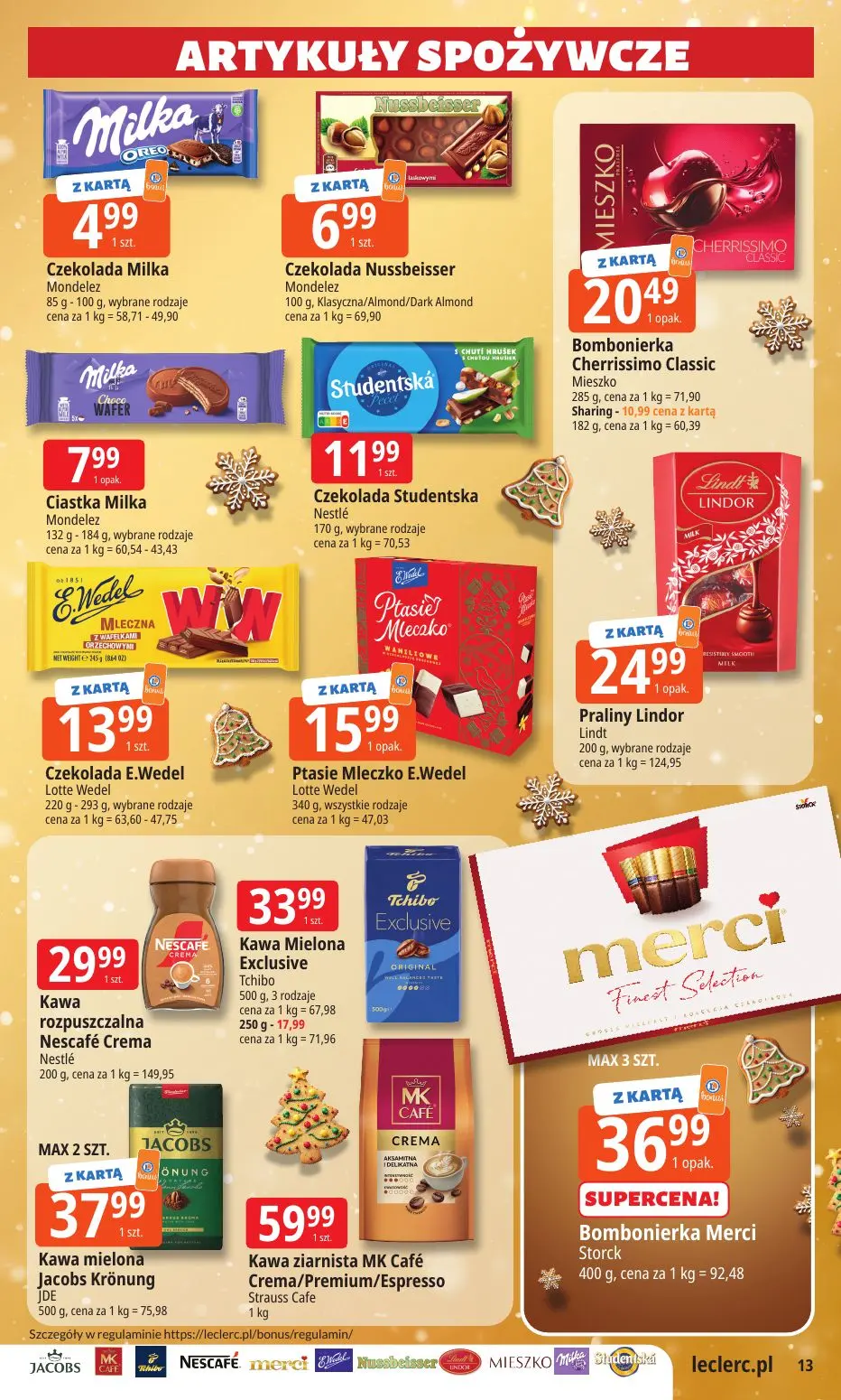 gazetka promocyjna E.Leclerc Święta w dobrej cenie - Strona 13