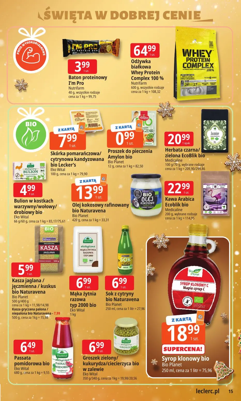 gazetka promocyjna E.Leclerc Święta w dobrej cenie - Strona 15