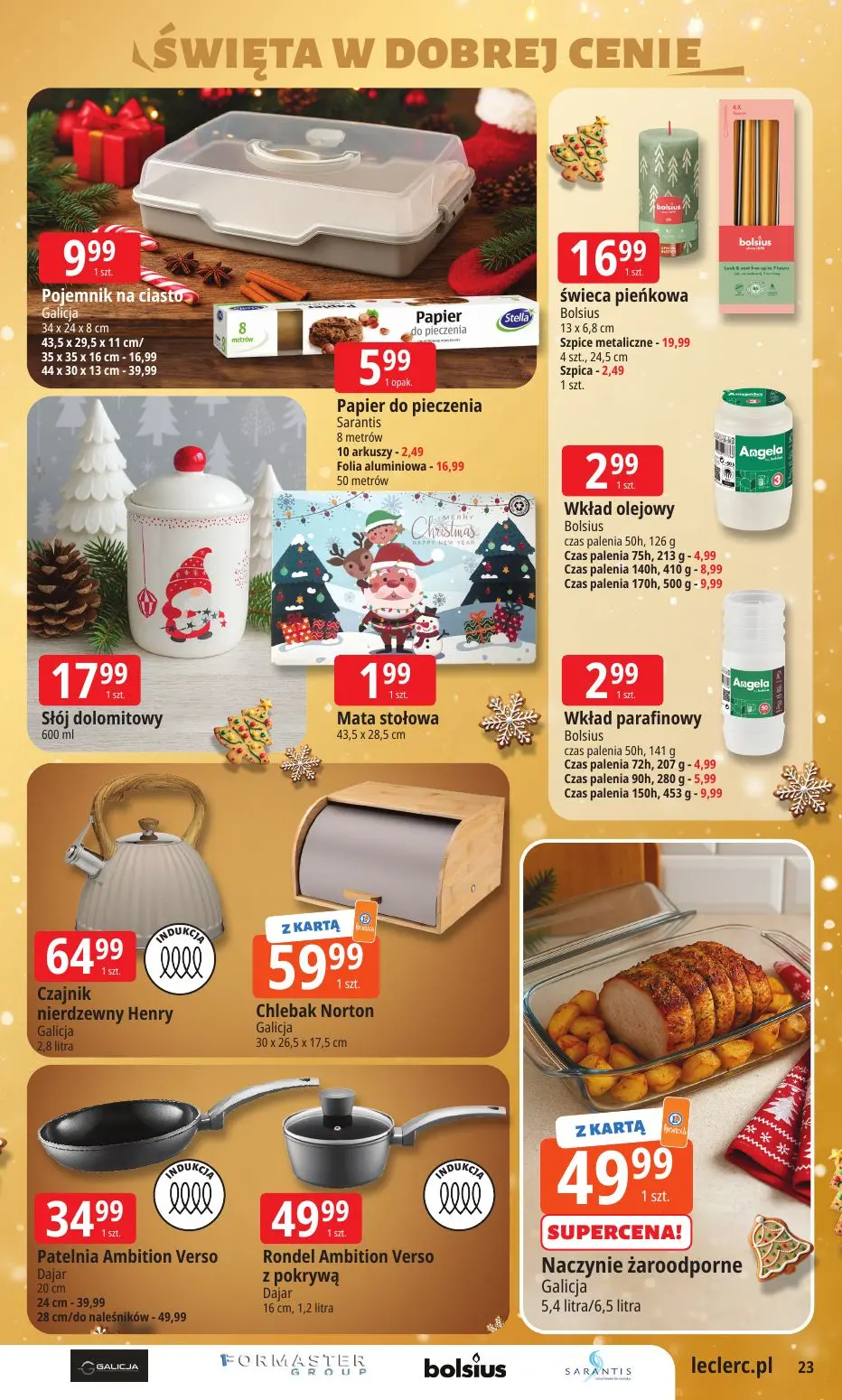 gazetka promocyjna E.Leclerc Święta w dobrej cenie - Strona 23