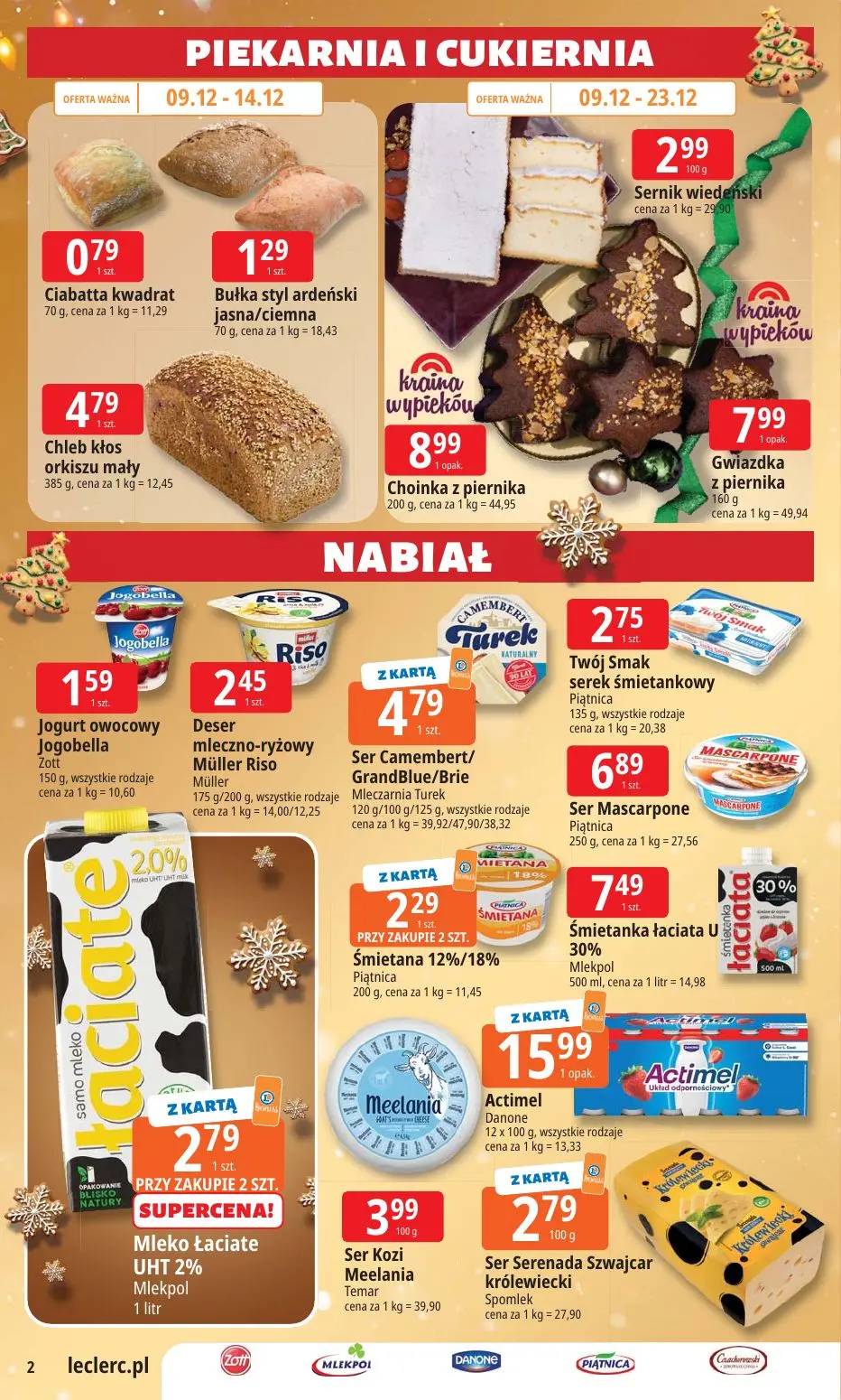 gazetka promocyjna E.Leclerc Święta w dobrej cenie. Wersja rozszerzona - Strona 2