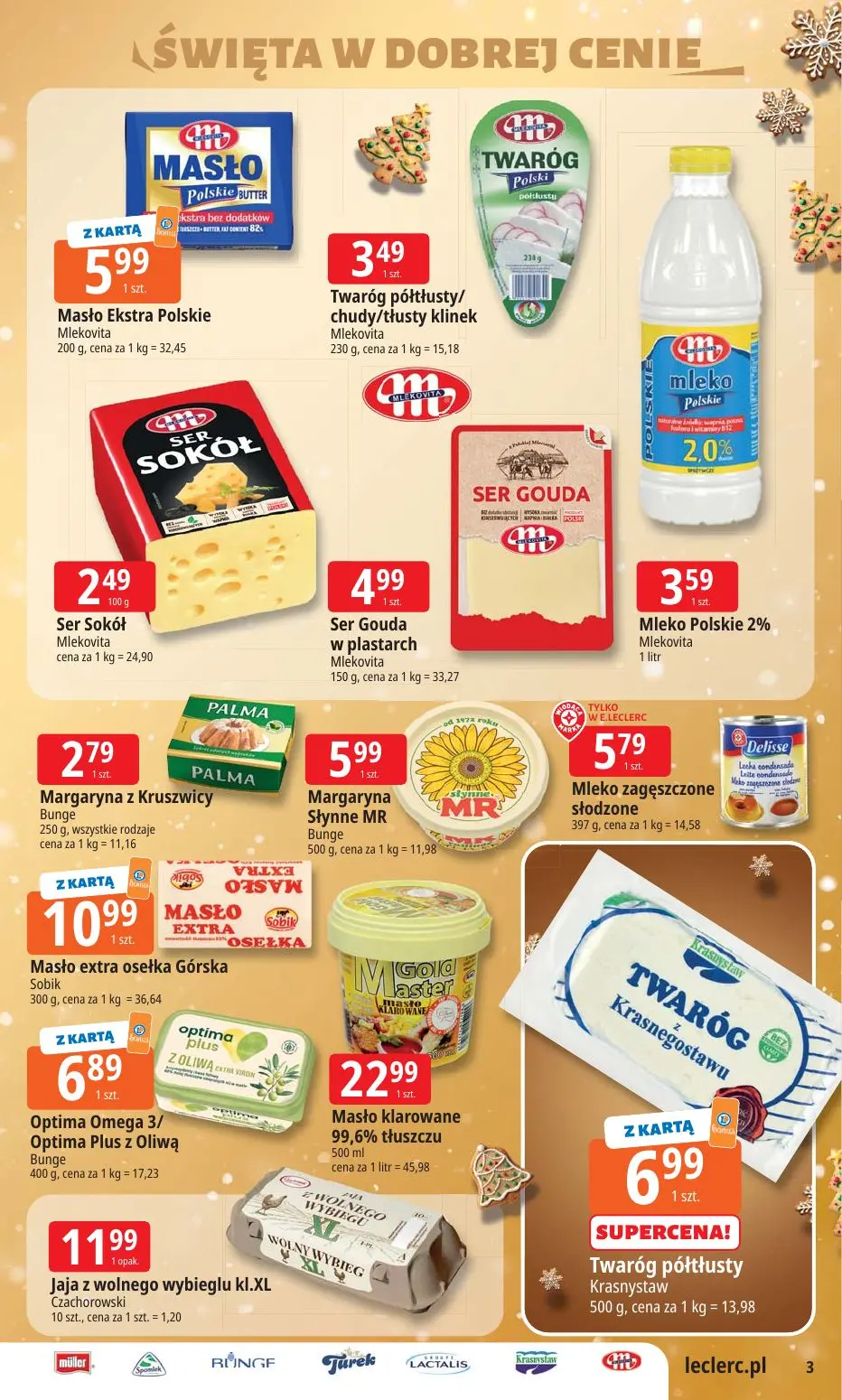 gazetka promocyjna E.Leclerc Święta w dobrej cenie. Wersja rozszerzona - Strona 3